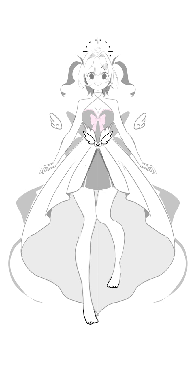 draw a vtuber model