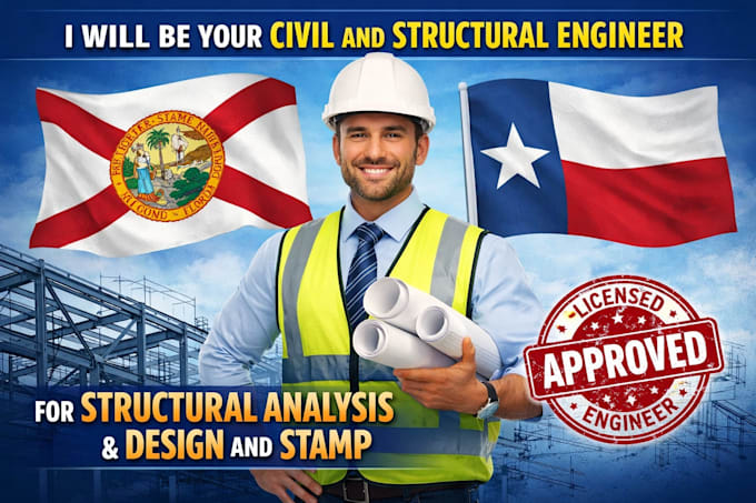 Be your civil and structural engineer for structural analysis and ...