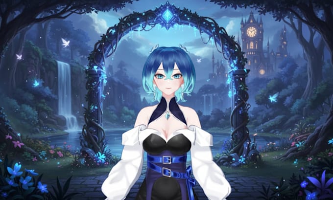design and rig live2d vtuber model 3d vtuber avatar commission 3d vrchat avatar