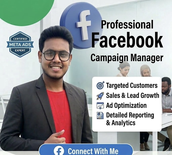 create and manage high converting facebook ads campaign