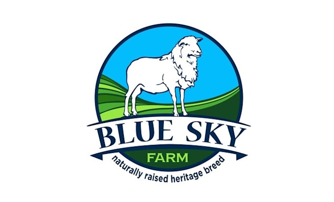 design mascot free range organic farm logo