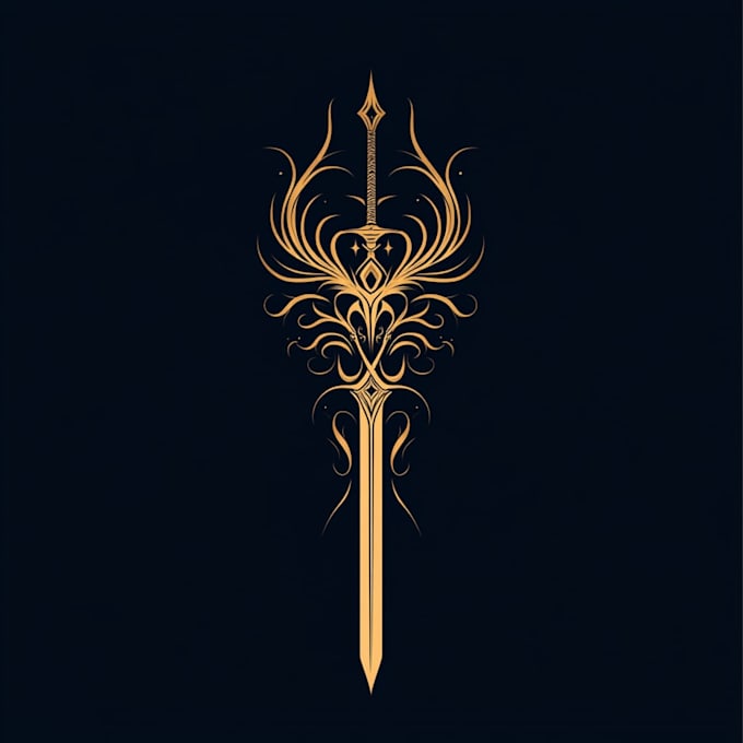 create a professional fantasy logo artwork