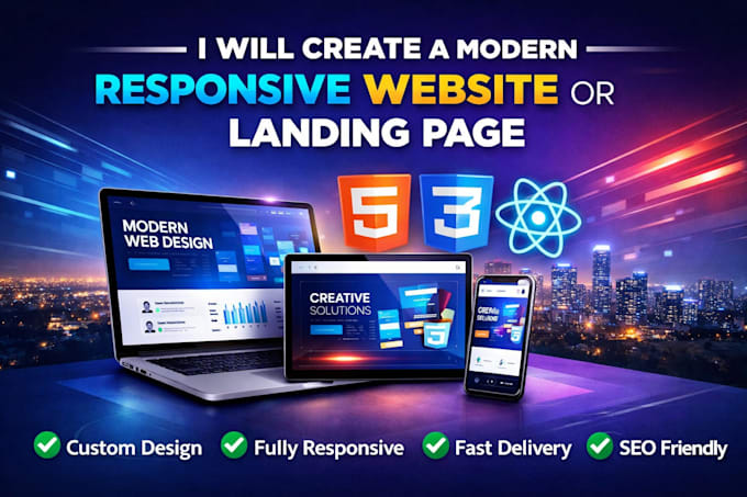 build responsive react website