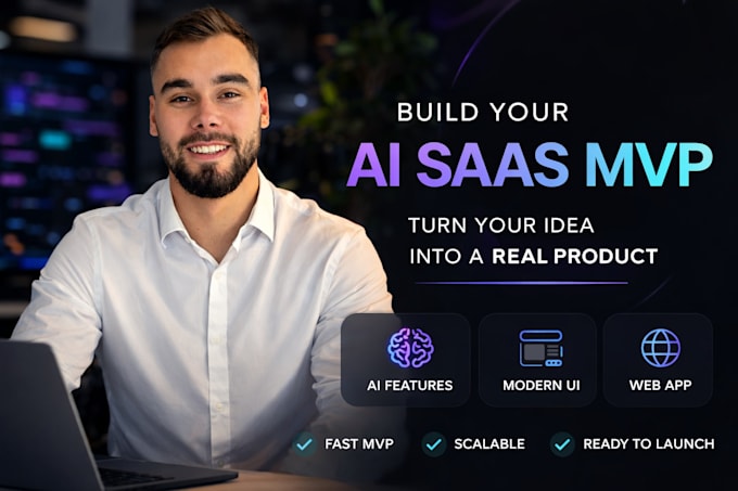 Build your ai saas mvp or custom ai web app by Ilya_prudnikov | Fiverr
