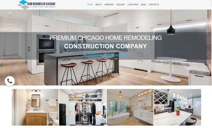 design general contracting website construction website