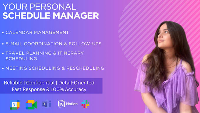 be your personal schedule manager