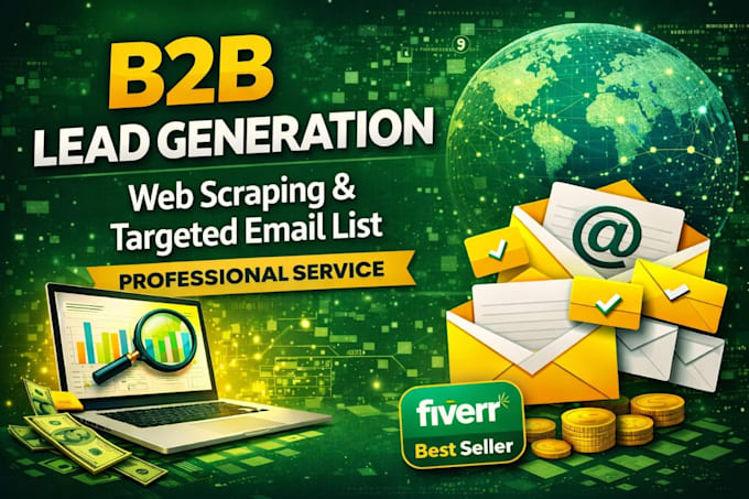 do b2b lead generation, web scraping and targeted email list building