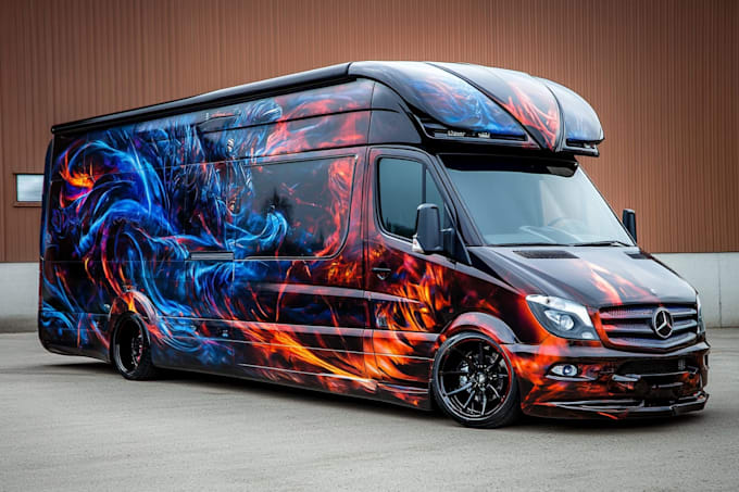 car wrap, truck wrap, van wrap design