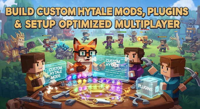 build custom hytale mods, plugins and setup optimized multiplayer servers
