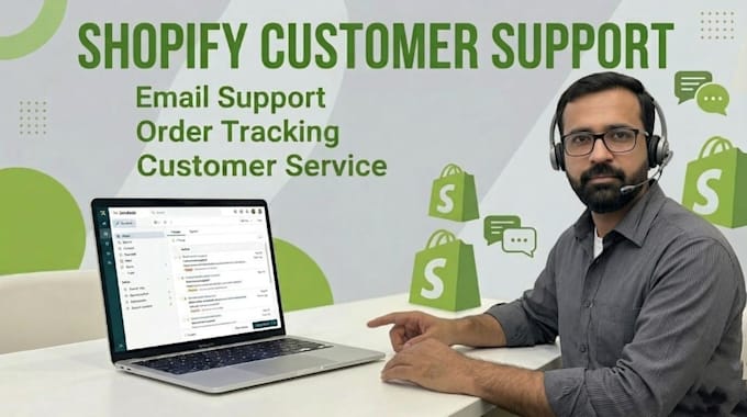 be your shopify customer support, email support agent
