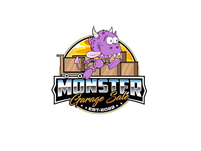 create attractive and imagination monster logo design