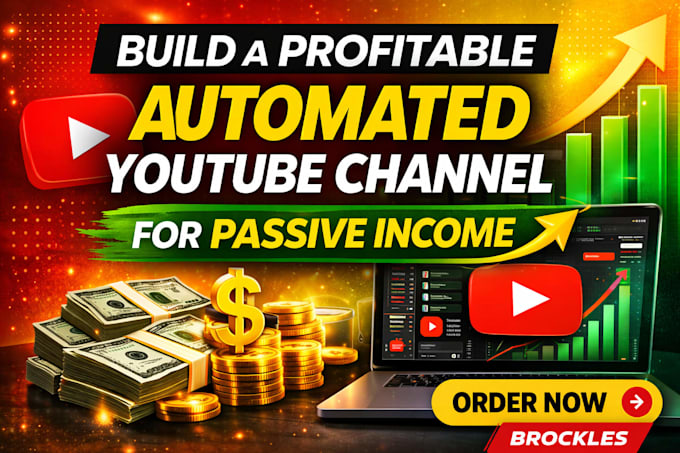 build a profitable automated youtube channel for passive income