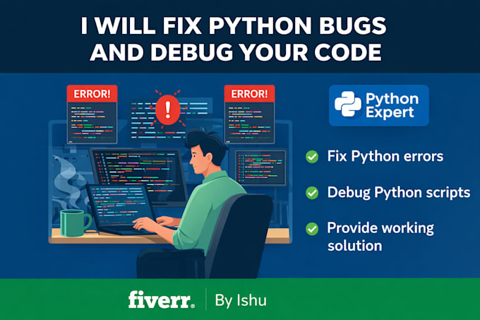 fix python bugs and debug your python code