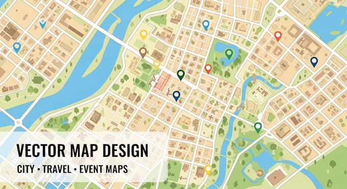 Create custom vector maps, city maps, travel maps and map illustrations ...