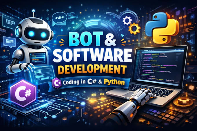 develop python and csharp bots scripts and software