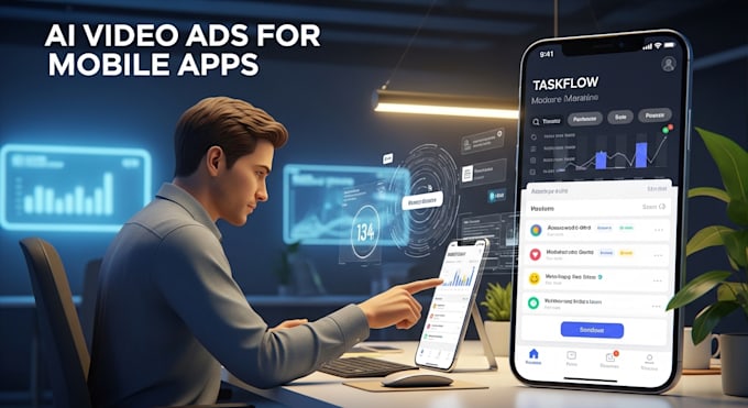 create cinematic ai video ads for mobile apps and saas explainer videos