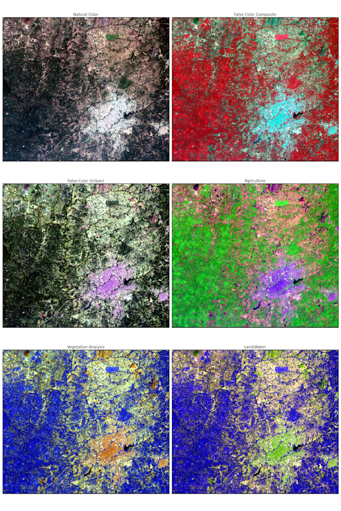 analyze satellite imagery and remote sensing data