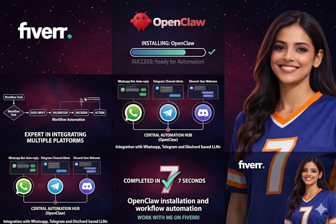 deploy openclaw on whatsapp telegram dischord for workflow automation
