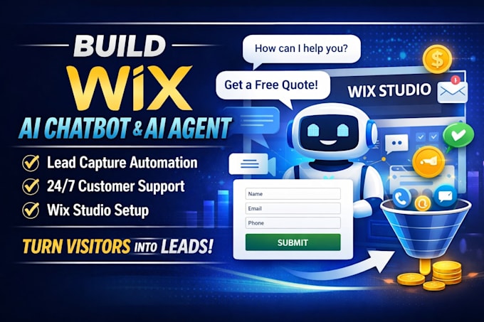 build wix ai chatbot wix ai agent lead capture wix studio setup