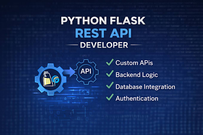 build a python flask rest API for your web or mobile app