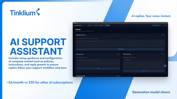 provide you ai tool for your customer support replies