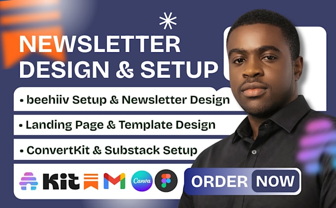 behiiv newsletter setup behiiv website design convertkit setup substack account