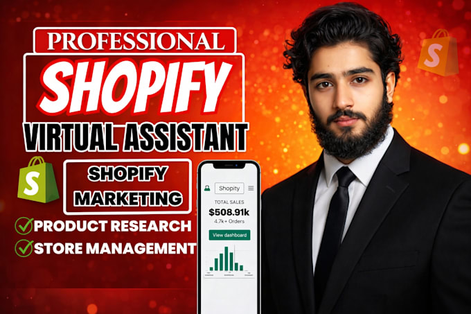 be shopify store manager and run ecommerce ads