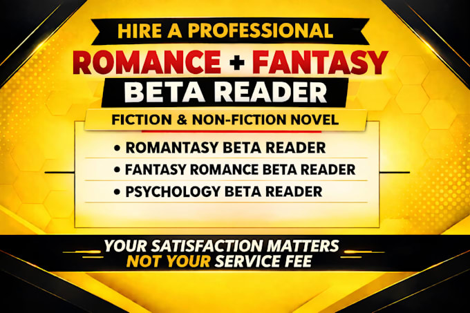 beta read your romance, romantasy  fantasy romance manuscript