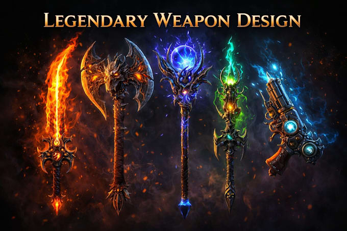 design a custom fantasy weapon or magic artifact
