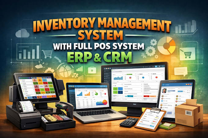 Develop inventory management system with full pos system erp and crm by ...