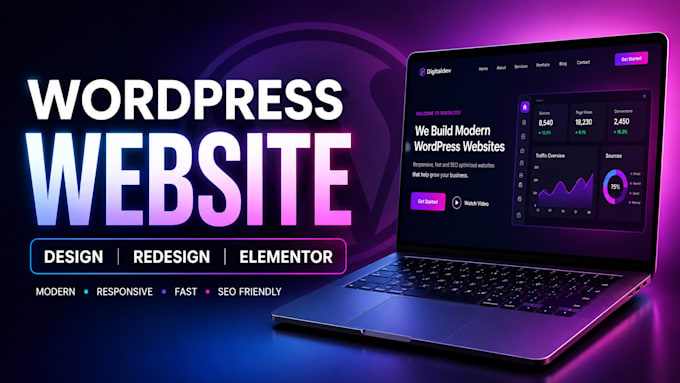 design and develop wordpress website