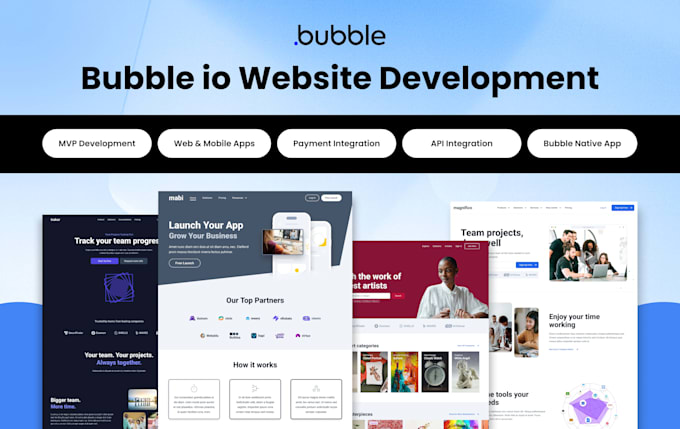 build bubble io website, bubble mvp, bubble app, bubble saas, bubble developer