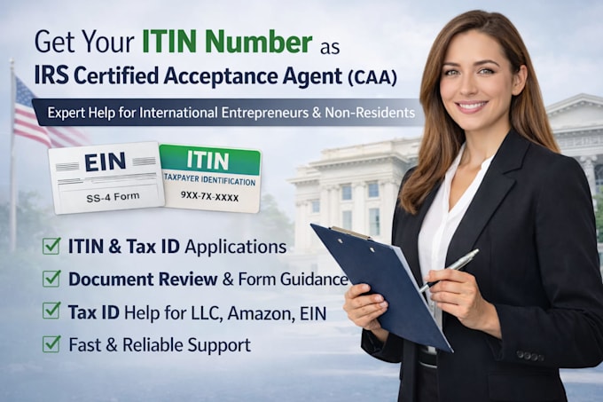 help you apply for itin as irs certified acceptance agent