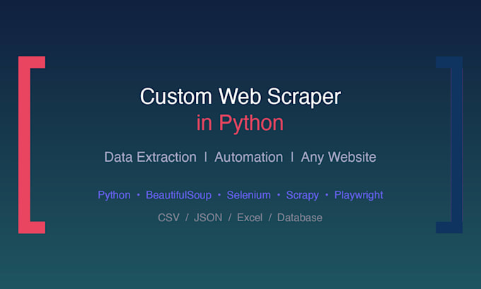 Build a custom web scraper in python for any website by Felipeguarin_de ...