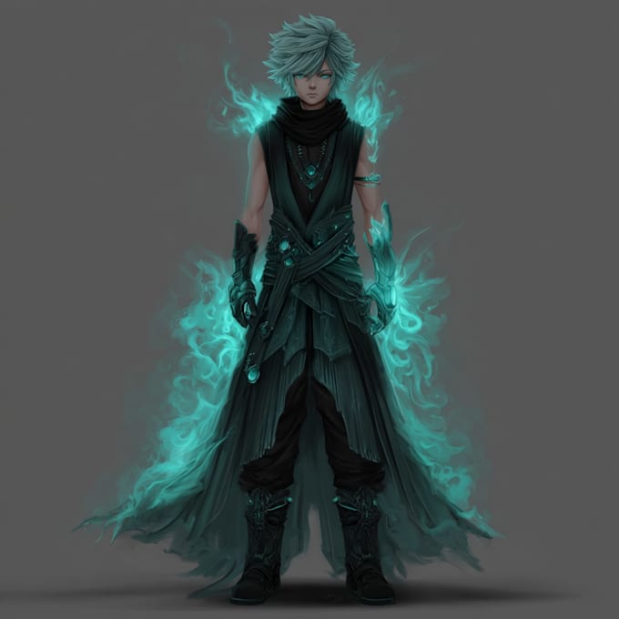 design a character concept in fantasy, sci fi or any