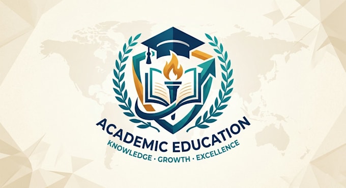 design a professional academic education logo