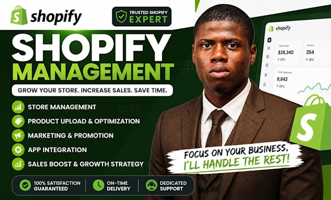manage your shopify store and optimize design redesign