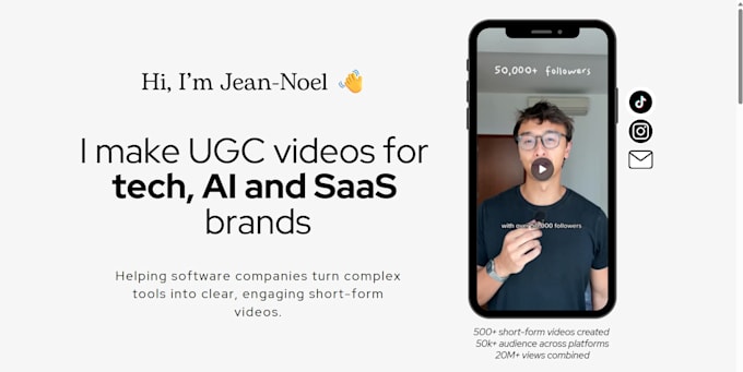 create engaging ugc videos for your tech, saas or ai product