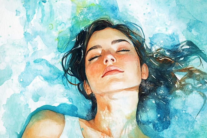 do a watercolor illustration