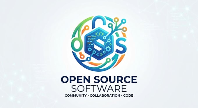 design a professional open source software logo