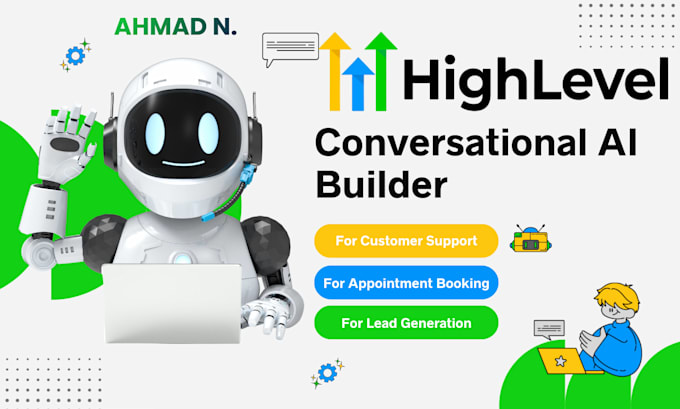 build gohighlevel ai chatbot and ai calling agent for automation