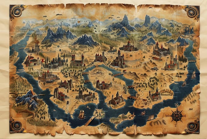 create your fantasy city map