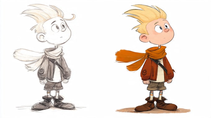 design a cartoon character