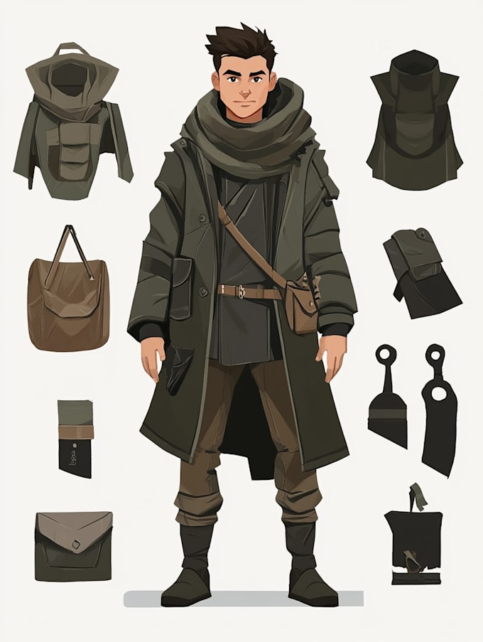draw 2d game character or 2d game character