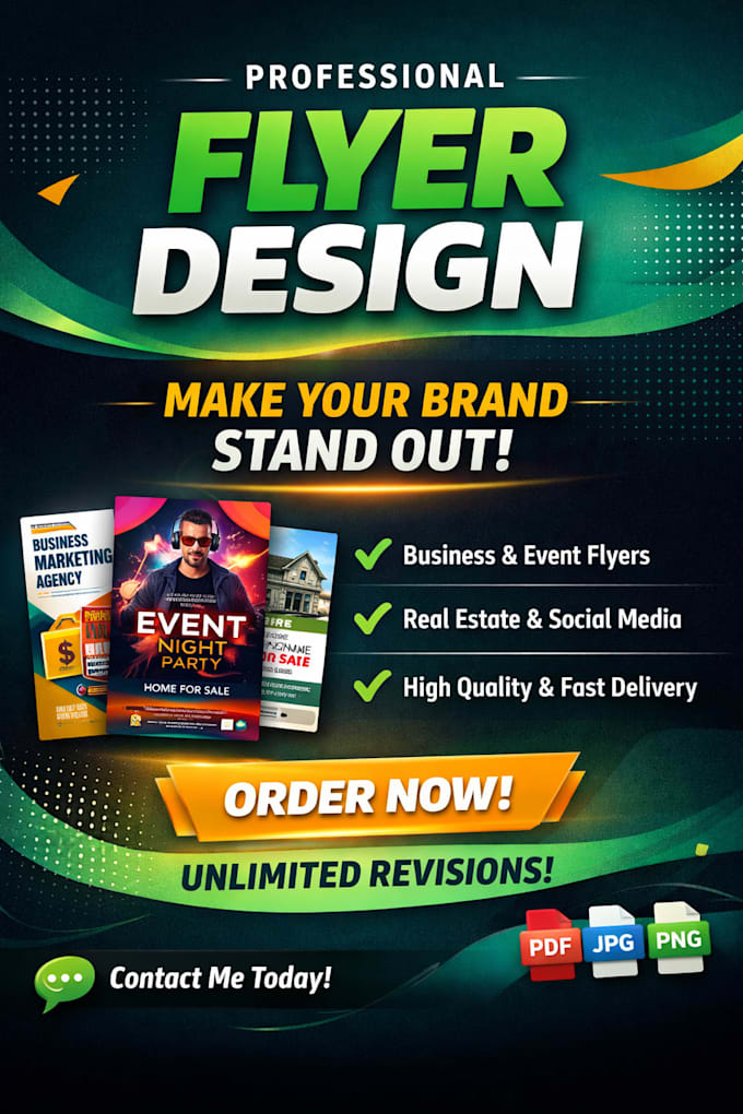 Design professional, modern and eye catching flyers for your business ...
