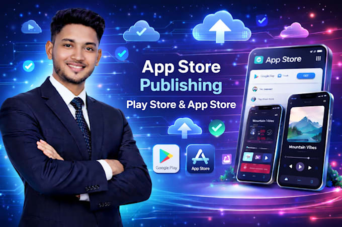 publish your app on google play store and app store