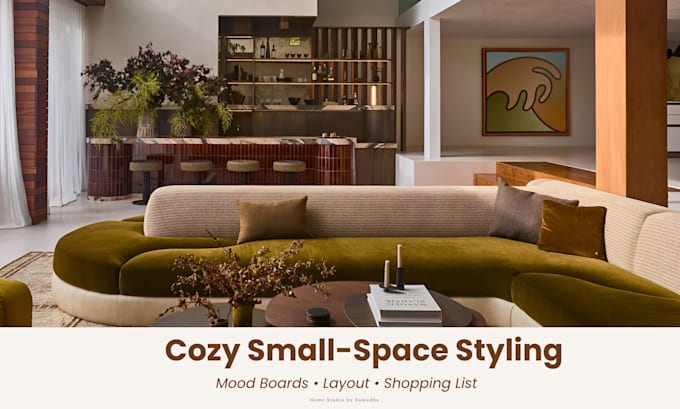 create a personalized interior design mood board and styling plan