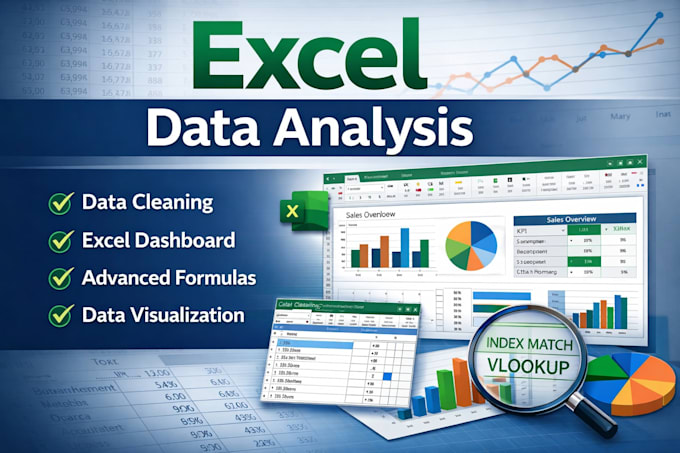 do excel data analysis dashboard and advanced formulas