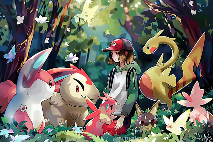draw you as a pokemon trainer