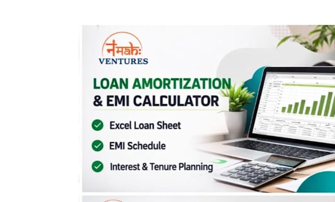 create a loan amortization schedule and emi in excel